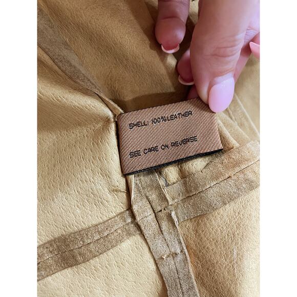 Arden B Suede Brown Snap Button Belted Dress Small Western - Picture 10 of 16